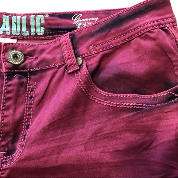 HYDRAULIC Grammercy Original Jegging Skinny Stretch Jeans Size15/16 Berry - Picture 8 of 14